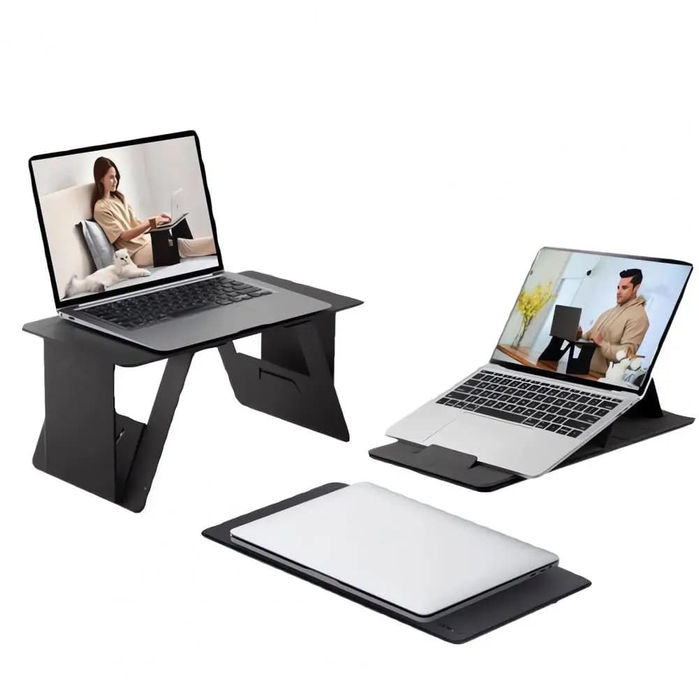 Supporto per Laptop facile da riporre supporto per Laptop regolabile per una comoda installazione di Home Office salvaspazio per la camera da letto per la postura