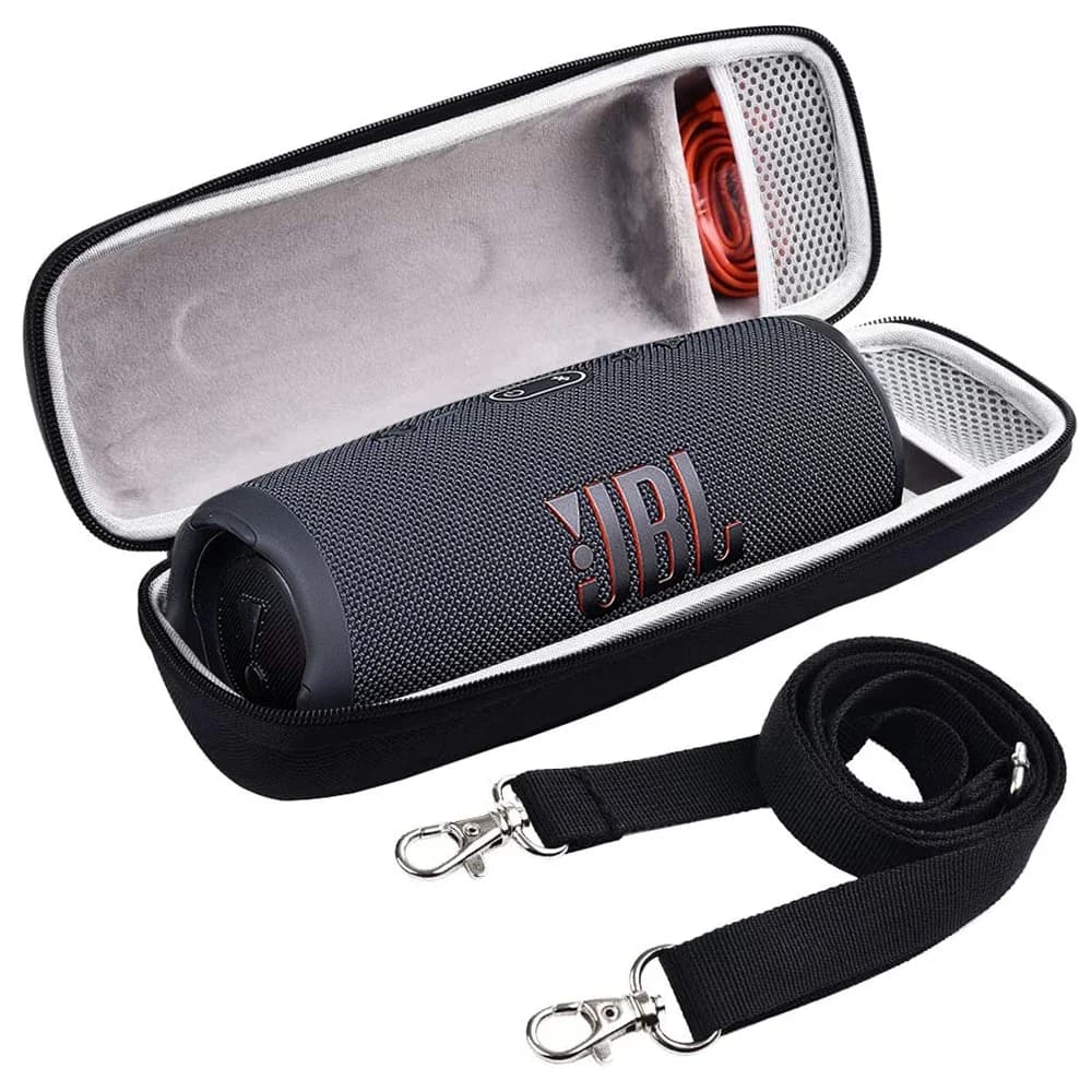 Hard Travel Storage for JBL Charge 5 Charge5 Waterproof Portable Bluetooth Speaker. Fits USB Cable and Charger Adapter