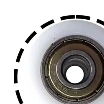 Ab Machine Roller Rowing Machine Wheel High-strength Nylon Material Wear-resistant Construction For 8mm Axles Gym Equipment