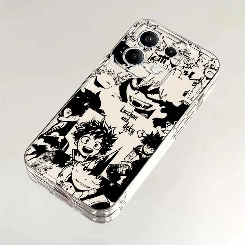 My H-Hero Art A-Academias per Xiaomi Redmi 10 11 K30 K40 K50 K60 K70 Pro Prime Plus Ultra Zoom 5G Custodia trasparente in TPU per telefono