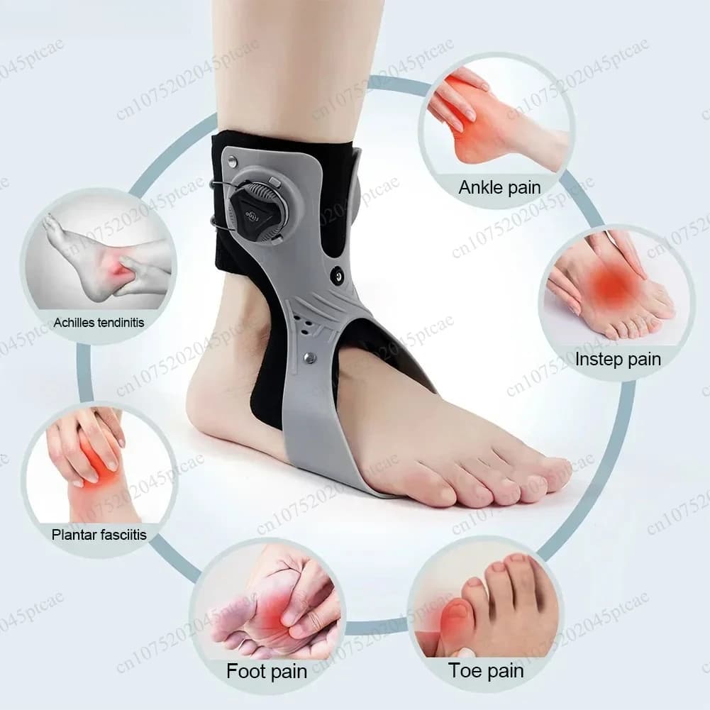 Wearing Adjustable Tightness Improve Foot Drop for Paralysis Ankle Joint Foot Orthosis Foot Drop Support Brace Weightlight Easy