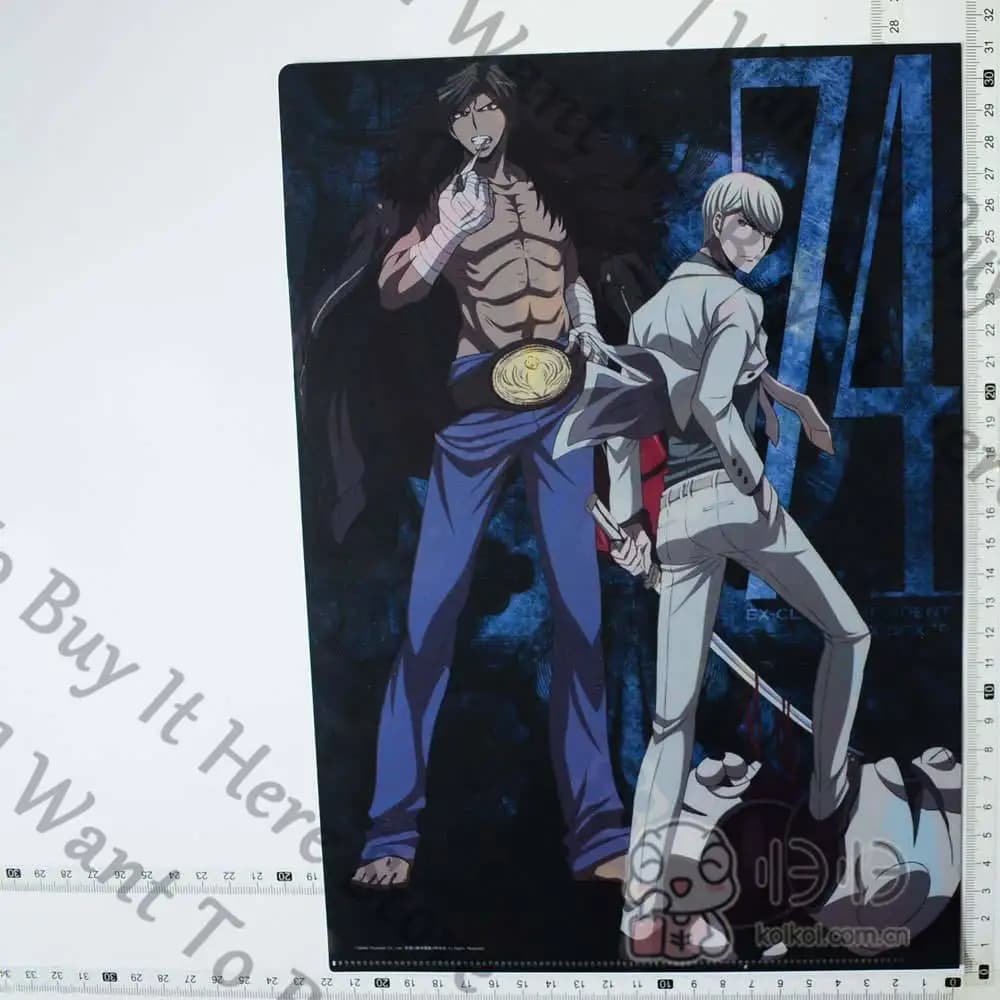 Versione giapponese Anime Danganronpa JuzoSakakura Munakata Kyosuke Cosplay Cartella del fumetto Ornamento File di carta Accessorio Ventole Regalo