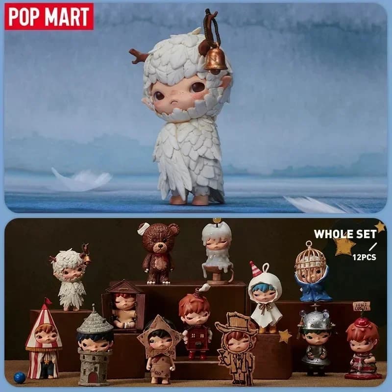 POP MART Hirono Shelter Series Blind Box Toys, Scatola misteriosa a sorpresa, Guess Bag, Action Figure anime, Regalo per ragazze