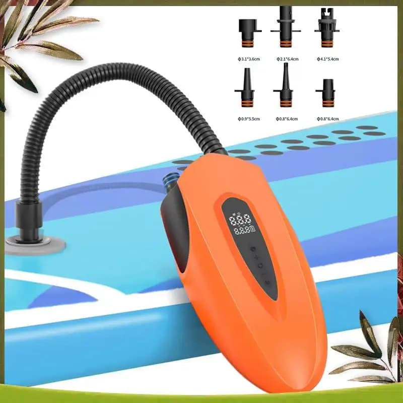 Pompa gonfiabile per paddle board affidabile-20PSI con spegnimento automatico Pompa ad aria elettrica Pompa per tavola da surf per kayak SUP Paddle Board