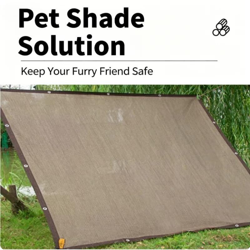 4x3m Awning Tent Shade Sail UV Protection Outdoor Camping Sun Shade Membrane Car Beach Privacy Sunscreen Mesh