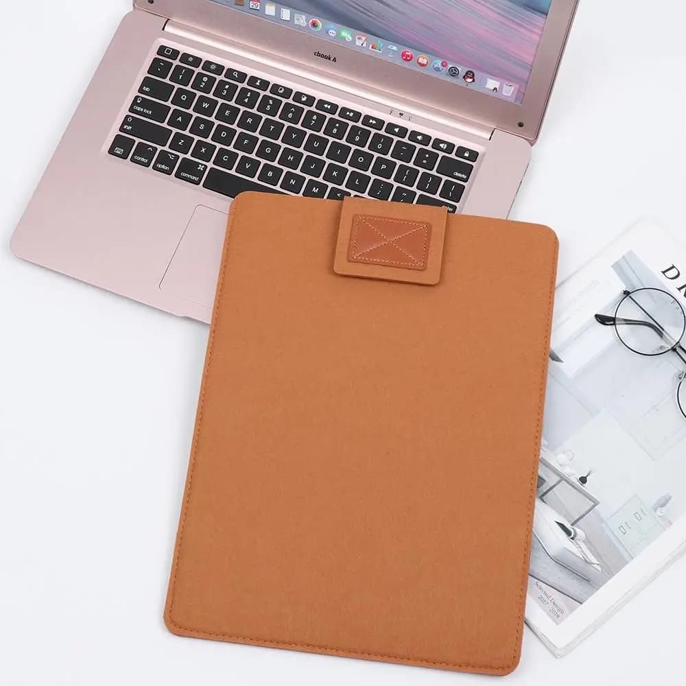 Custodia professionale portatile in feltro di lana per ultrabook e laptop, compatibile con Xiaomi, HP, Dell, Lenovo