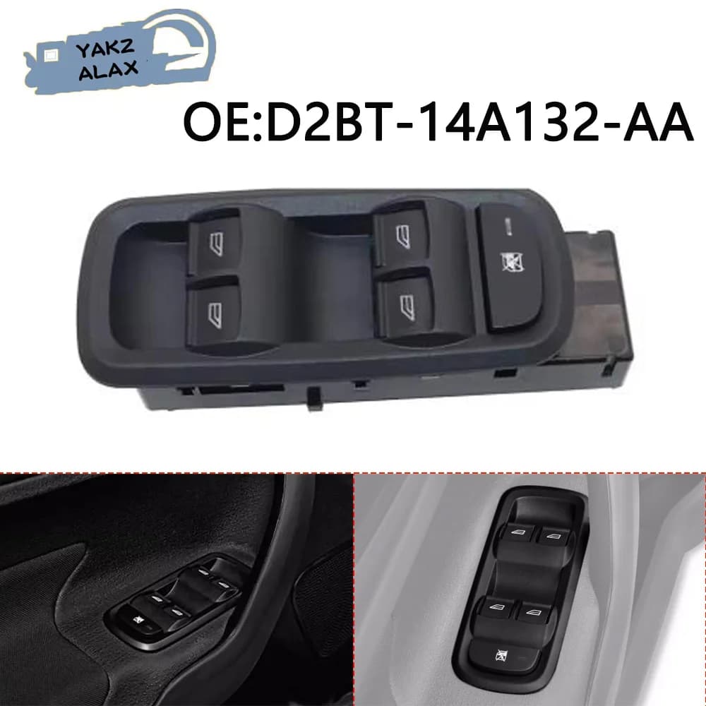 D2BT-14A132-AA per il 2014 2015 2016 2017 2018 2019 Ford Fiesta Finestra Interruttore di Controllo Pulsante Sollevatore D2BT14A132AA Accessori Auto