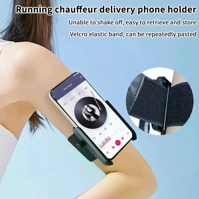 Supporto multifunzione per telefono da auto con rotazione a 360°, supporto universale per cellulare da polso per sport, ciclismo e fitness