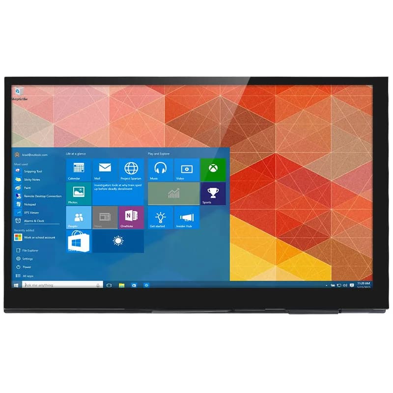 Per Raspberry Pi Display da 7 pollici Touch screen capacitivo HDMI ad alta risoluzione compatibile con Pi 5/4B/3B+ PC Jetson Nano