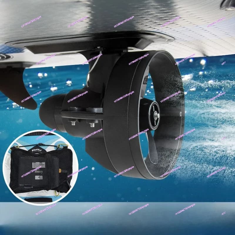 Propulsore subacqueo con motore elettrico per pinna di coda - Per kayak con tavola da surf