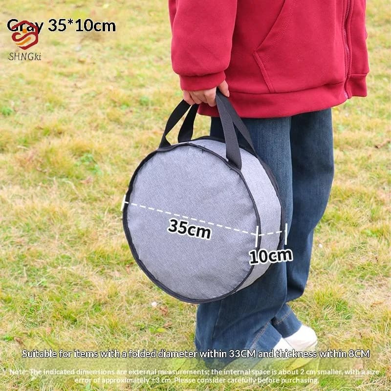 (1Pcs Outdoor Camping Table Carry Tote Portable Round Barbecue Stove Storage Bag Multifunctional Waterproof BBQ Bags)
