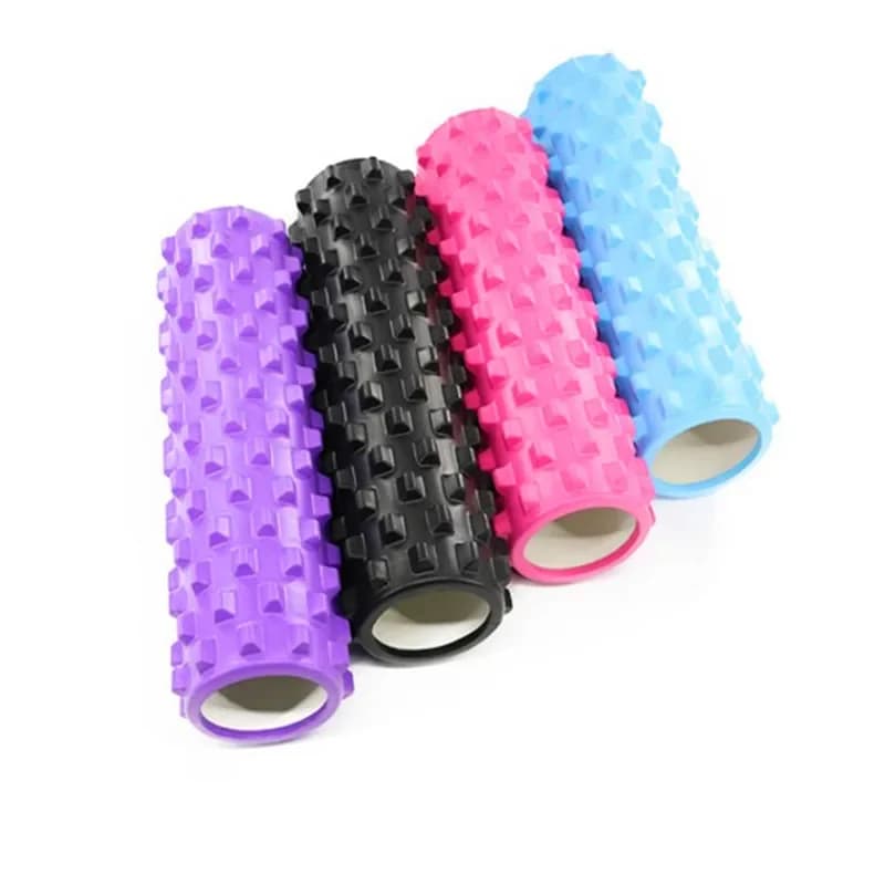 1 pcs 25.5/30 CM Yoga Massage Roller for Pilates, Brush Massage Roller, Massage Bearing, Foam Roller Yoga, Gym and Fitness Column
