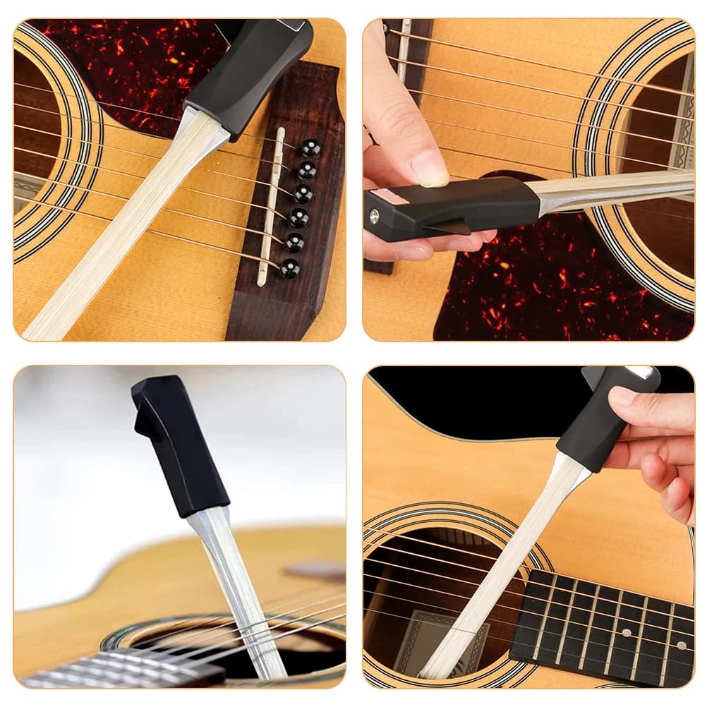 Arco per Chitarra Acustica e Classica, Arco Multiuso con Crini di Cavallo Genuini per Simulazione del Suono del Violino