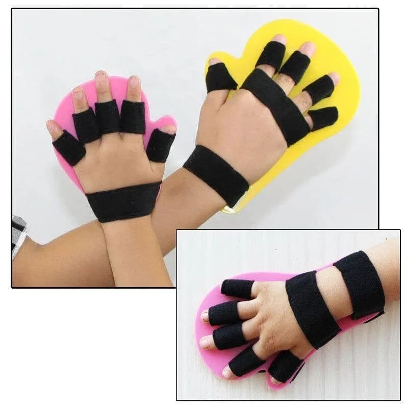 Riabilitazione Mano Separatore Kid Mano Polso Ortesi Stecca Separata Bambini Finger Flex Spasm Estensione Finger Training Board