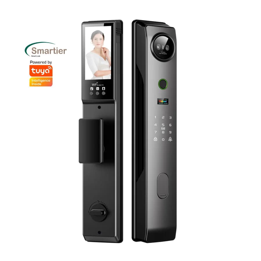 Glomarket Smart Lock App Tuya Wifi Sblocco remoto Password digitale Riconoscimento facciale Telecamera Serratura intelligente