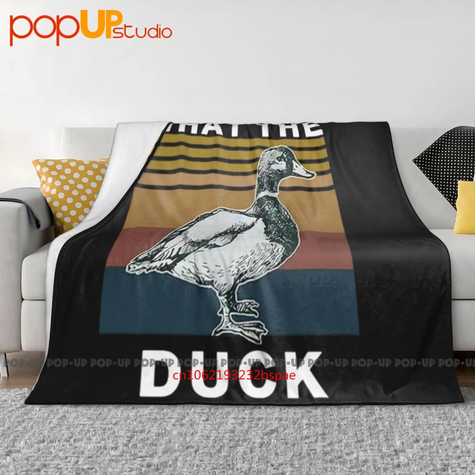 Copridivano invernale con copripiumino ultra morbido What The Duck