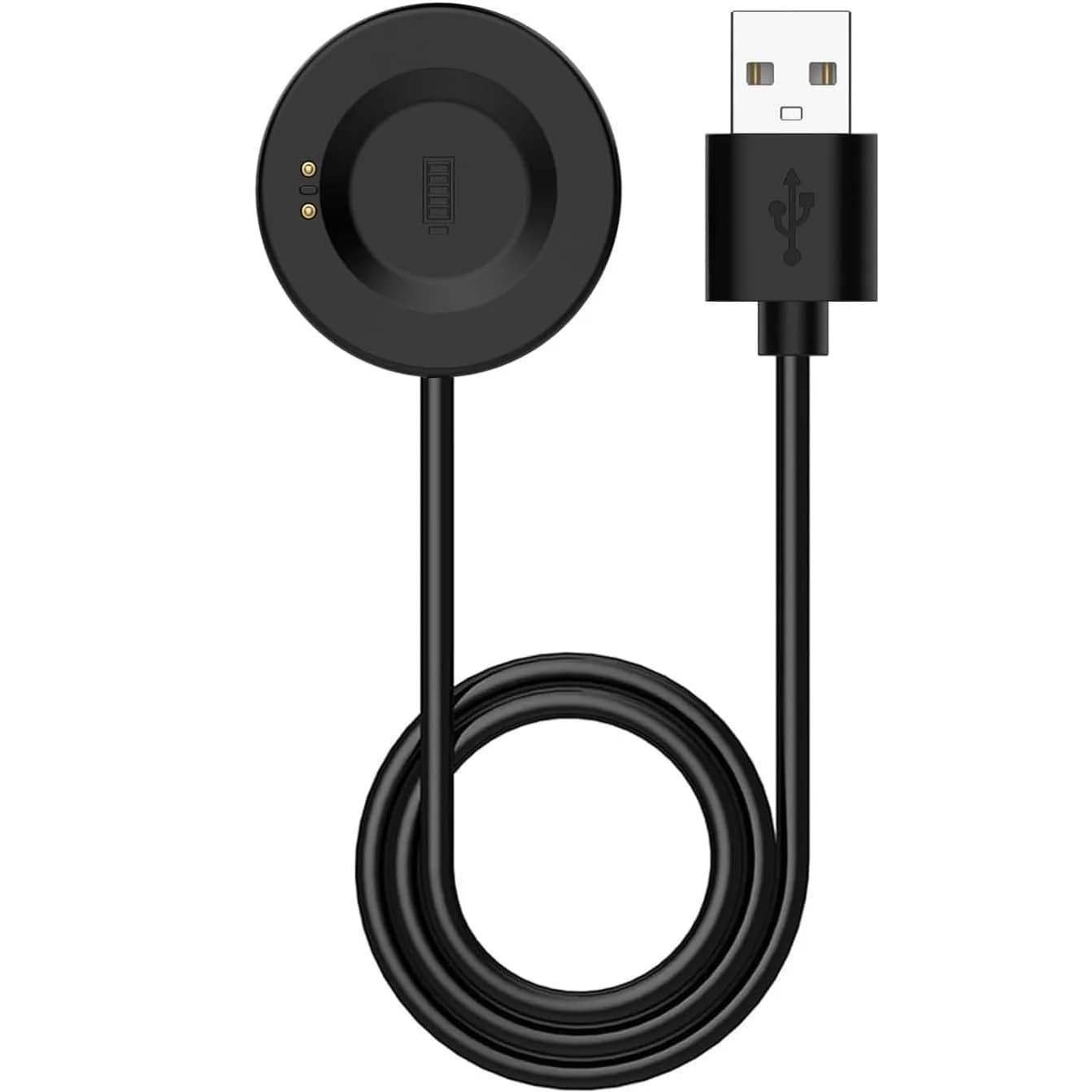 Cavo di ricarica magnetico per smartwatch iTECH Fusion 2/3 1m 5V Nero Tipo C