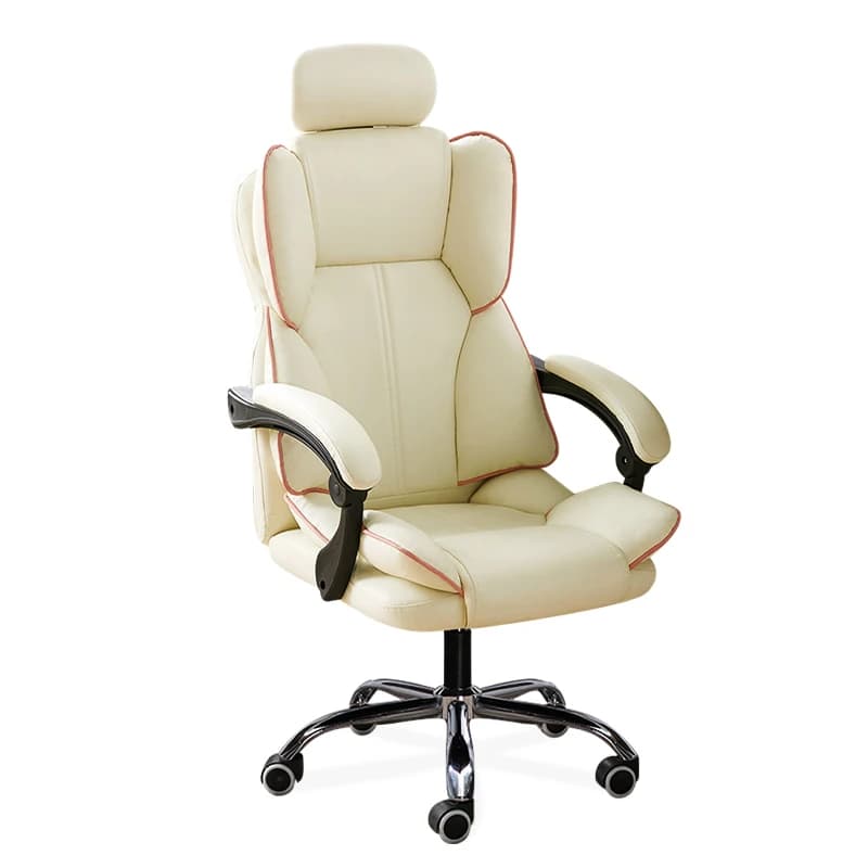 Sedia da Gaming Ergonomica Personalizzata in Pelle PU, Sedia da Ufficio PC Moderna Girevole e Reclinabile, Economica