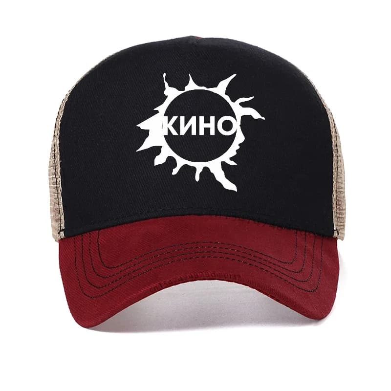 Cappelli stampati unisex Kino Tsoi Studio Albums, cappellino da baseball vintage in rete traspirante, cappello da camionista regolabile
