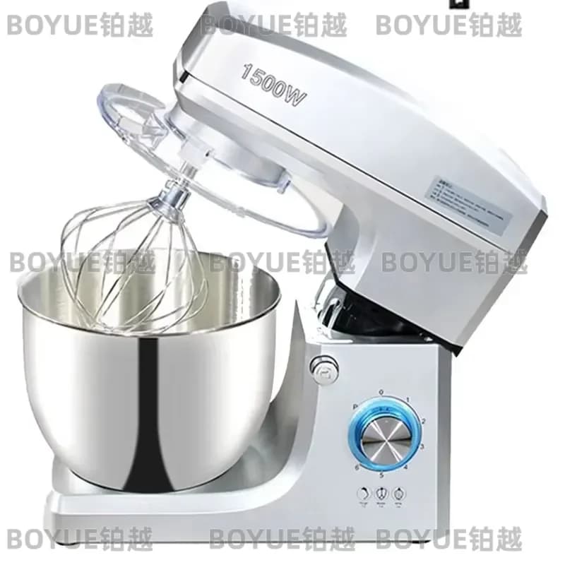 7L Electric Stand Mixer 1500W Planetary Kitchen Machine Dough Blender Heavy Duty Food Mixing Appliance for Home Baking