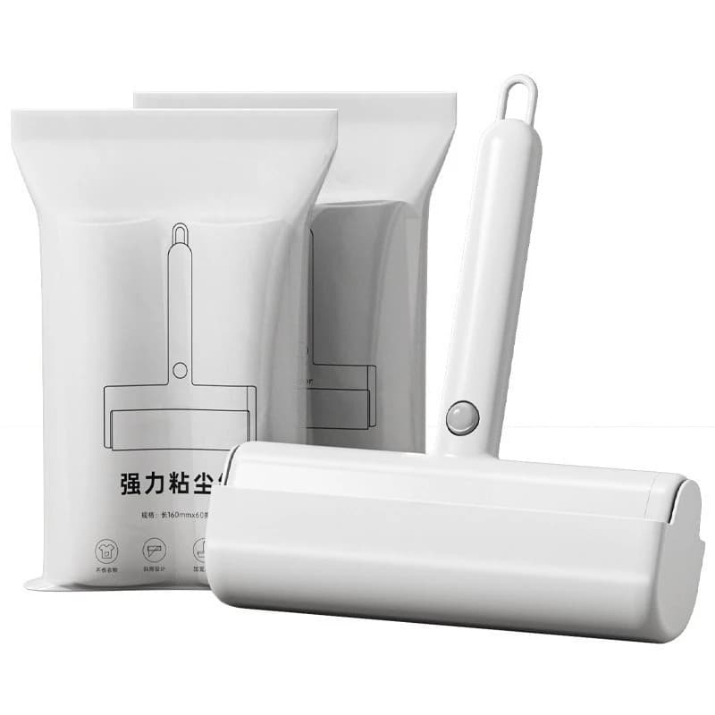 16cm Wide Lint Remover Roller Washable Sticky Brush for Pet Hair Dust Clothes Bed Cleaning