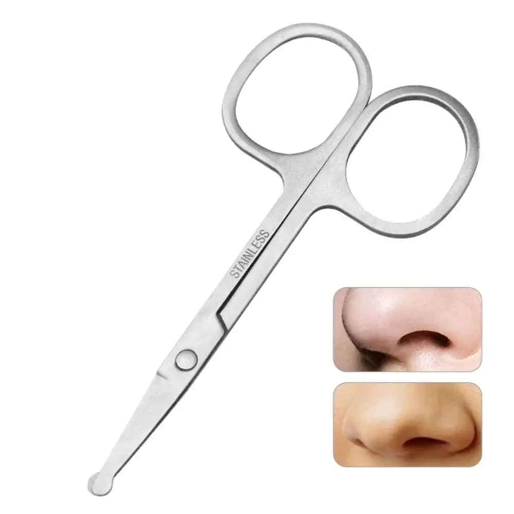 New Haircuts Stainless Steel Manual for Naso and Earrings, Barba Refinish, Round Head Beauty Tool for Removing Naso and Eyebrows