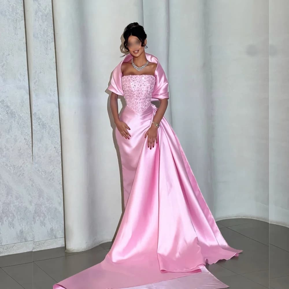 Abiti lunghi personalizzati con paillettes Charmeuse Chic con spalle scoperte Occasioni su misura Festa serale da donna di lusso Sparkle