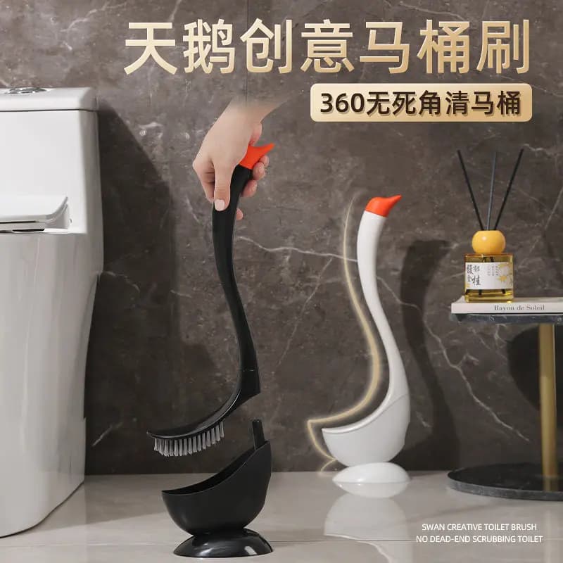 Scopino per WC domestico senza morti set da toilette per pulizia creativa per uso domestico nuova spazzola a manico lungo