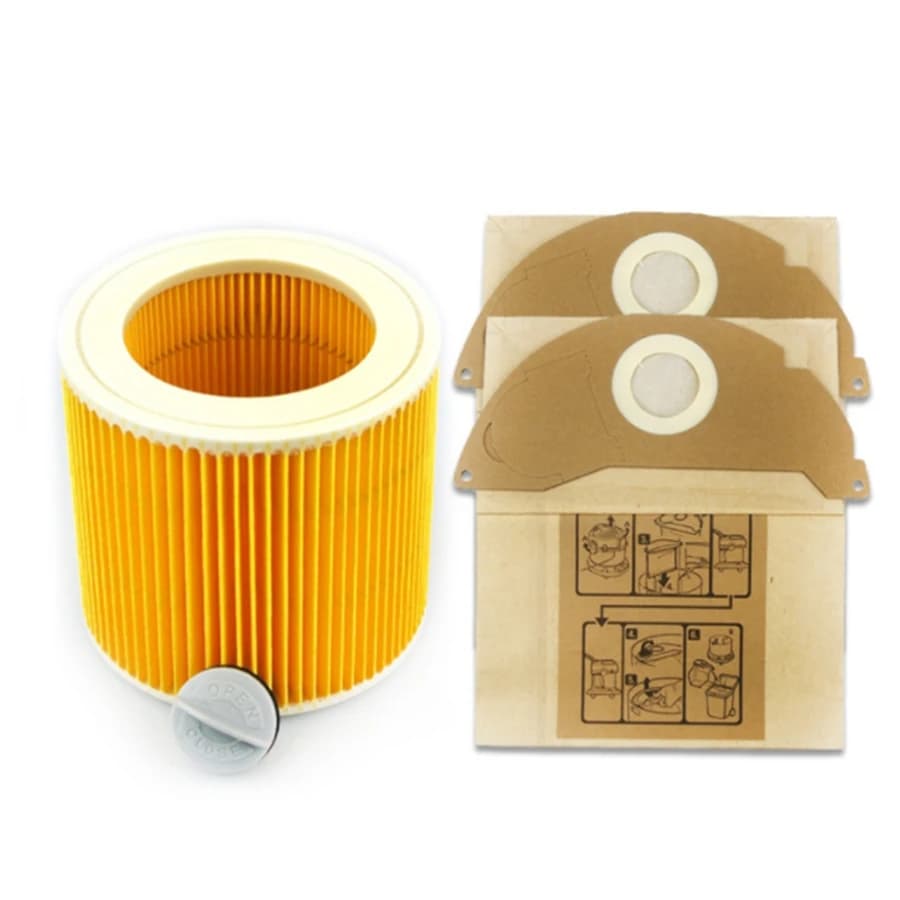 A01F-Sacchetto filtro antipolvere di ricambio per Karcher WD2250 A2004 A2054 MV2 MV3 WD3 Accessori per aspirapolvere