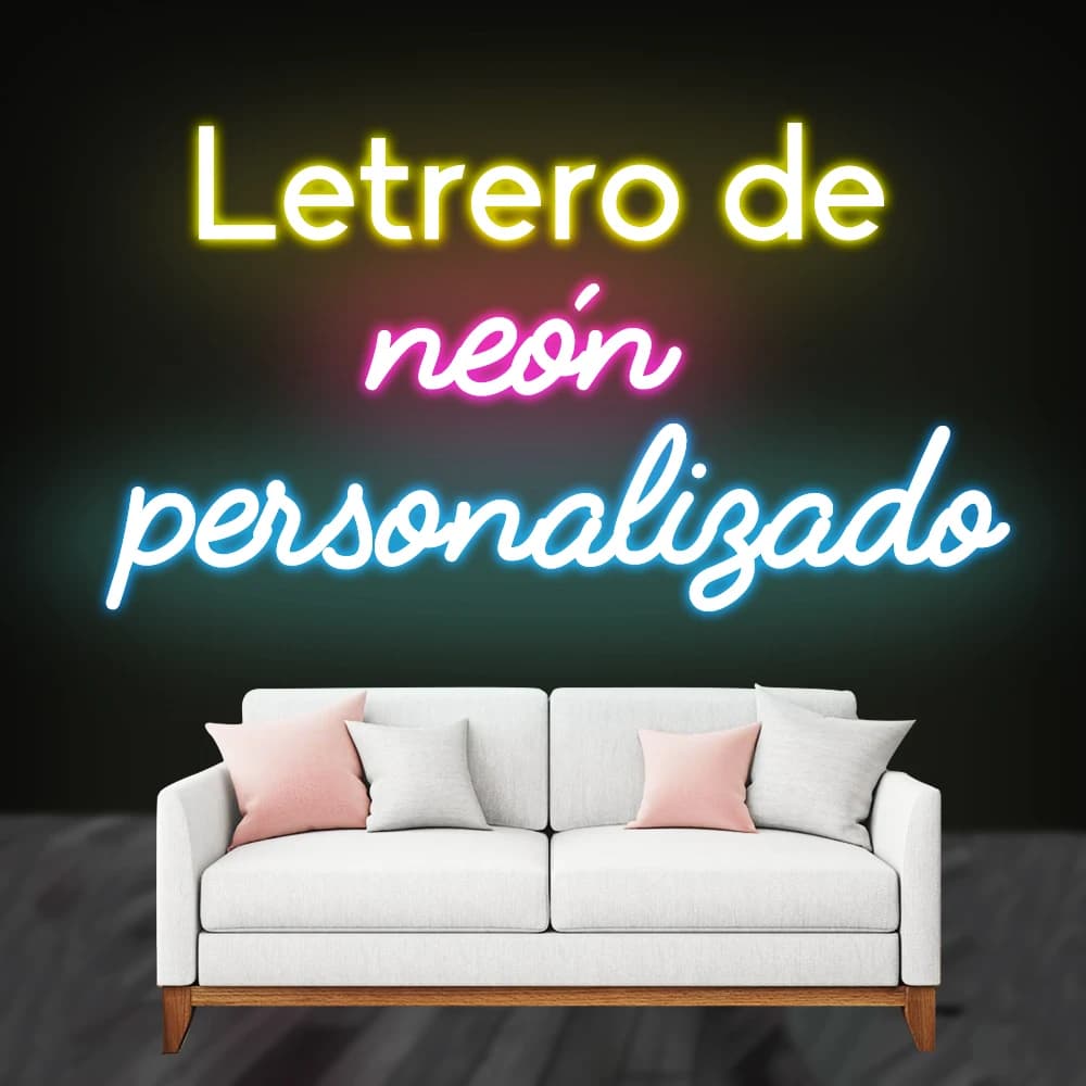Insegna al Neon LED Personalizzata in Spagnolo, Opera d'Arte Luminosa per Matrimoni, Feste, Bar, Decorazione Murale per Camera da Letto
