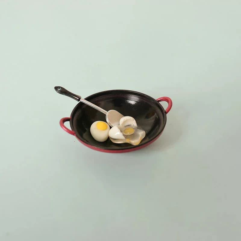 Set of Spatula and Dolls House 1:12, Miniature Food Toys, Miniature Kitchen Accessories