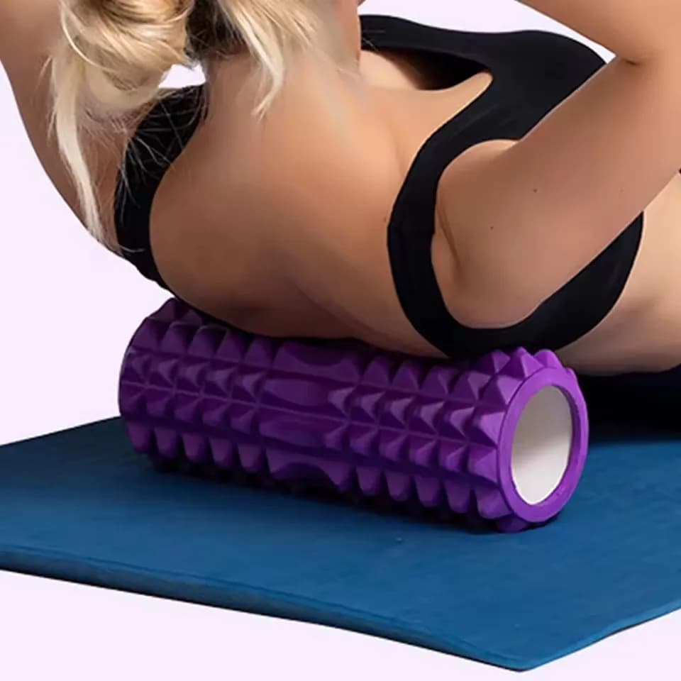 Set of Foam Rollers for Yoga, Muscular Massage, Pilates Tools, Yoga Column, Exercise Mats in Gym