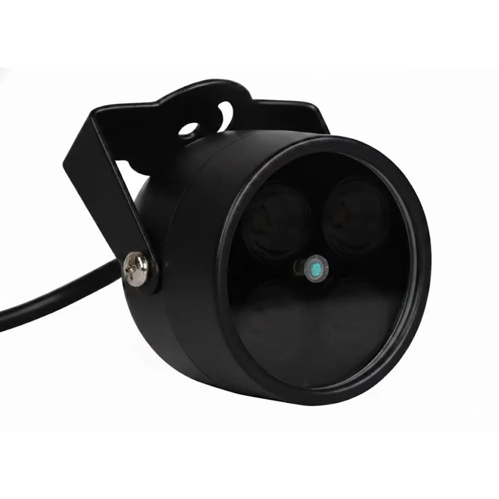 12V 4-LED Array Infrared Illuminator Wide Angle 850nm Wavelength Night Vision Fill Light IP66 Waterproof IR LED Illuminator