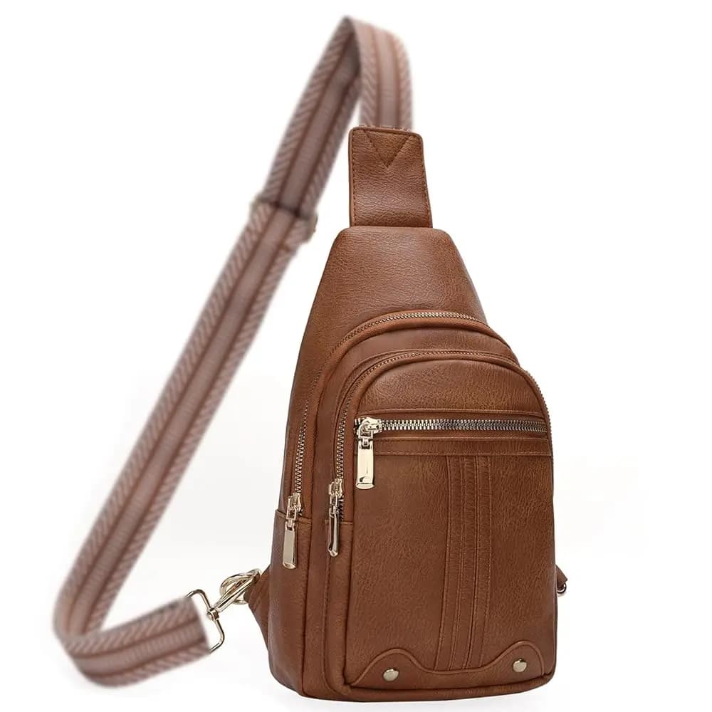 Borsa a Tracolla per Donne, Borse a Spalla, Marsupio in Pelle Vegana, Borsa da Viaggio, Zaino con Cintura, Regali