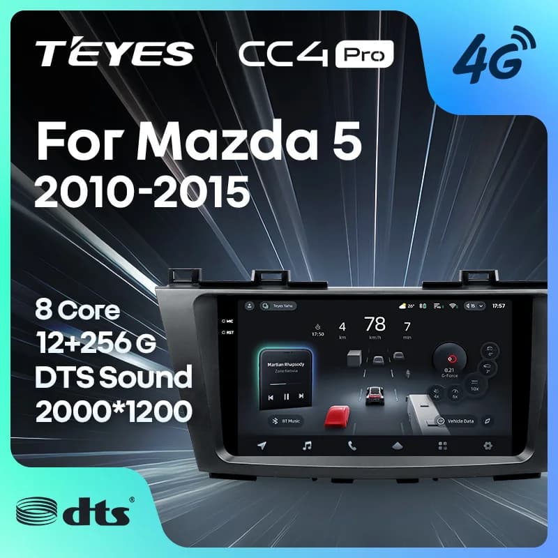 TEYES CC4 PRO Per Mazda 5 3 CW 2010 - 2015 CarPlay Radio Multimedia Stereo Car play Android Auto 2DIN Autoradio
