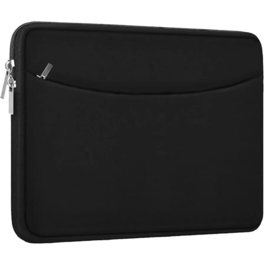 Laptop Sleeve Case, Shockproof Protective Laptop Cover Briefcase Carrying Computer Bag with Accessory Pocket Portable Computer