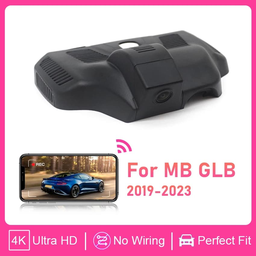 Registratore DVR per auto 4K Wifi Plug and Play per Mercedes-Benz GLB 250 220 4Matic x247 2019-2023 Dash Cam per MB EQB 350 2022