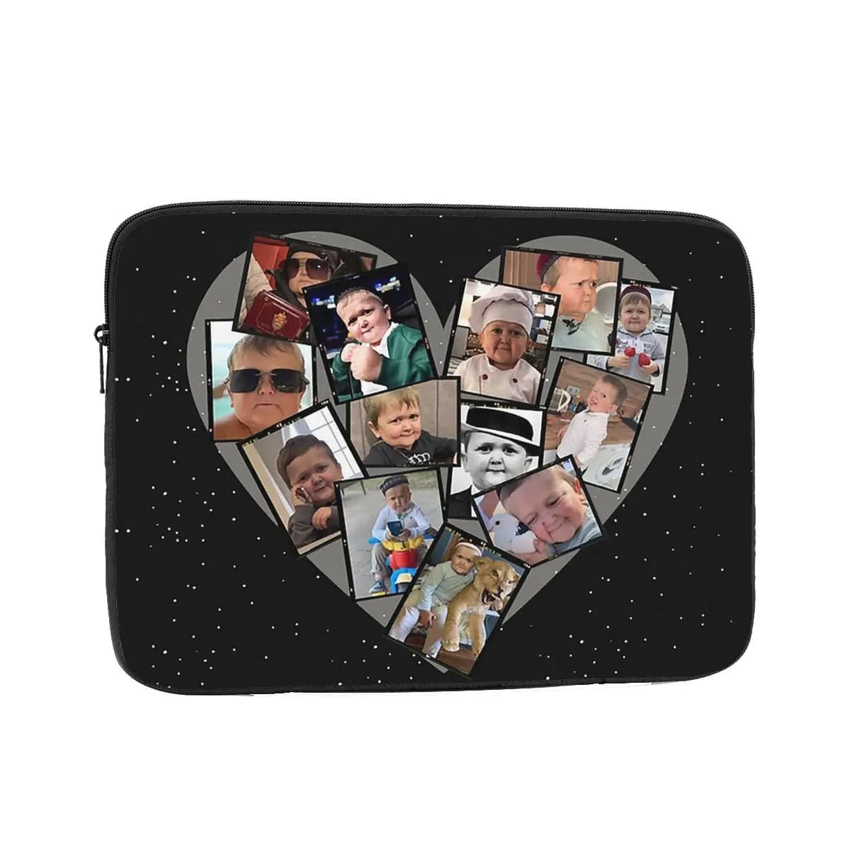 Hasbulla Magomedov Heart Collage Custodia protettiva per laptop 10 12 13 15 17 pollici Borsa per notebook Custodia per tablet Custodia antiurto