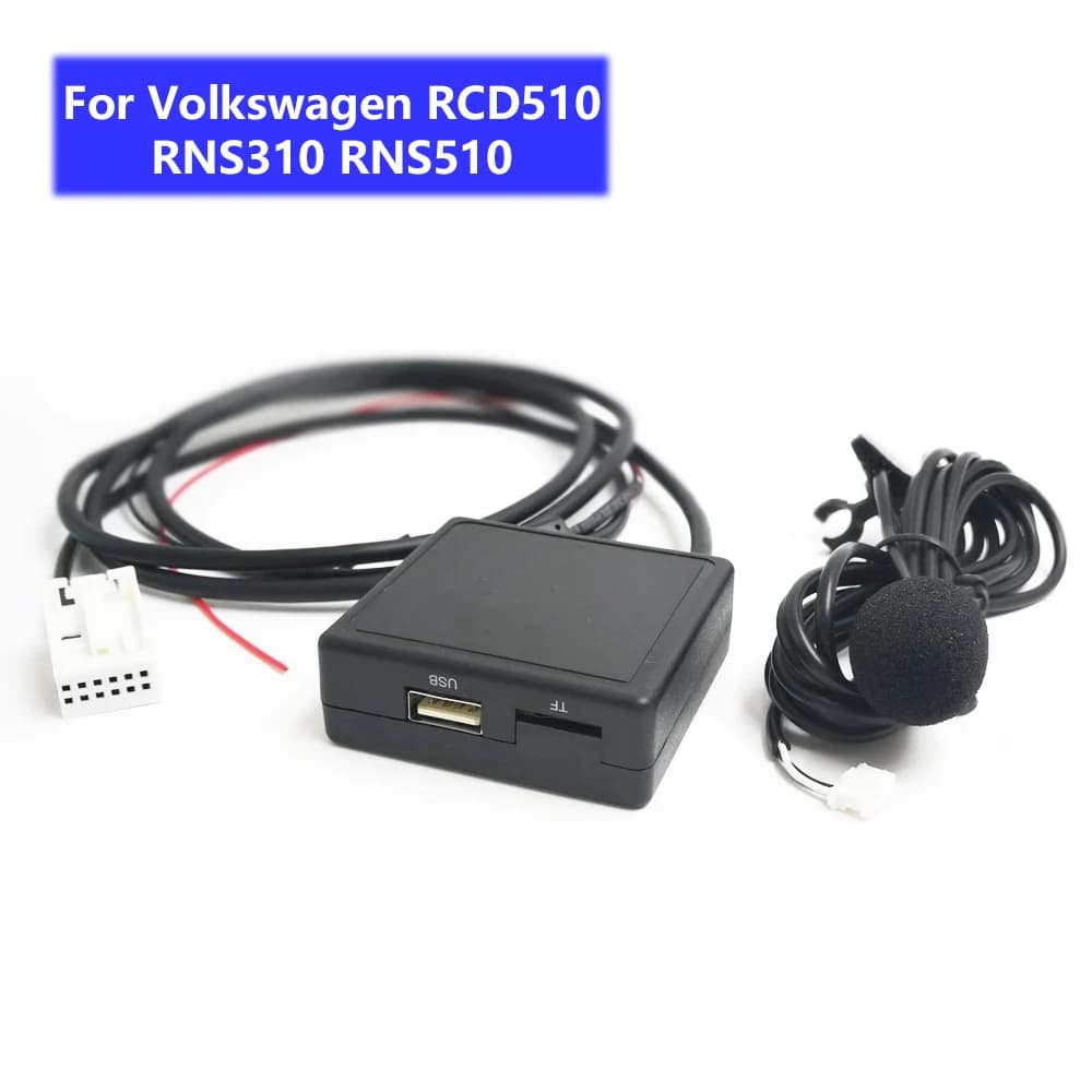 Biurlink 2020 nuovo microfono per auto Smartphone vivavoce Bluetooth Aux adattatore Audio USB TF per Volkswagen RCD510 RNS310 RNS510