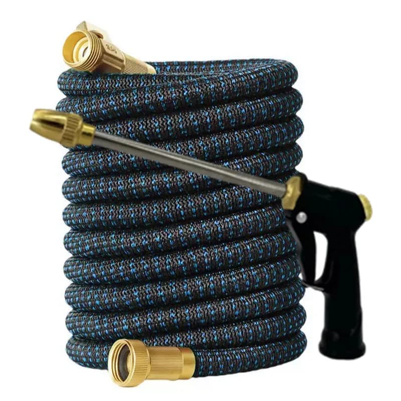 Expandable Garden Pipe with High Pressure Spray Gun for Car Washing and Irrigation