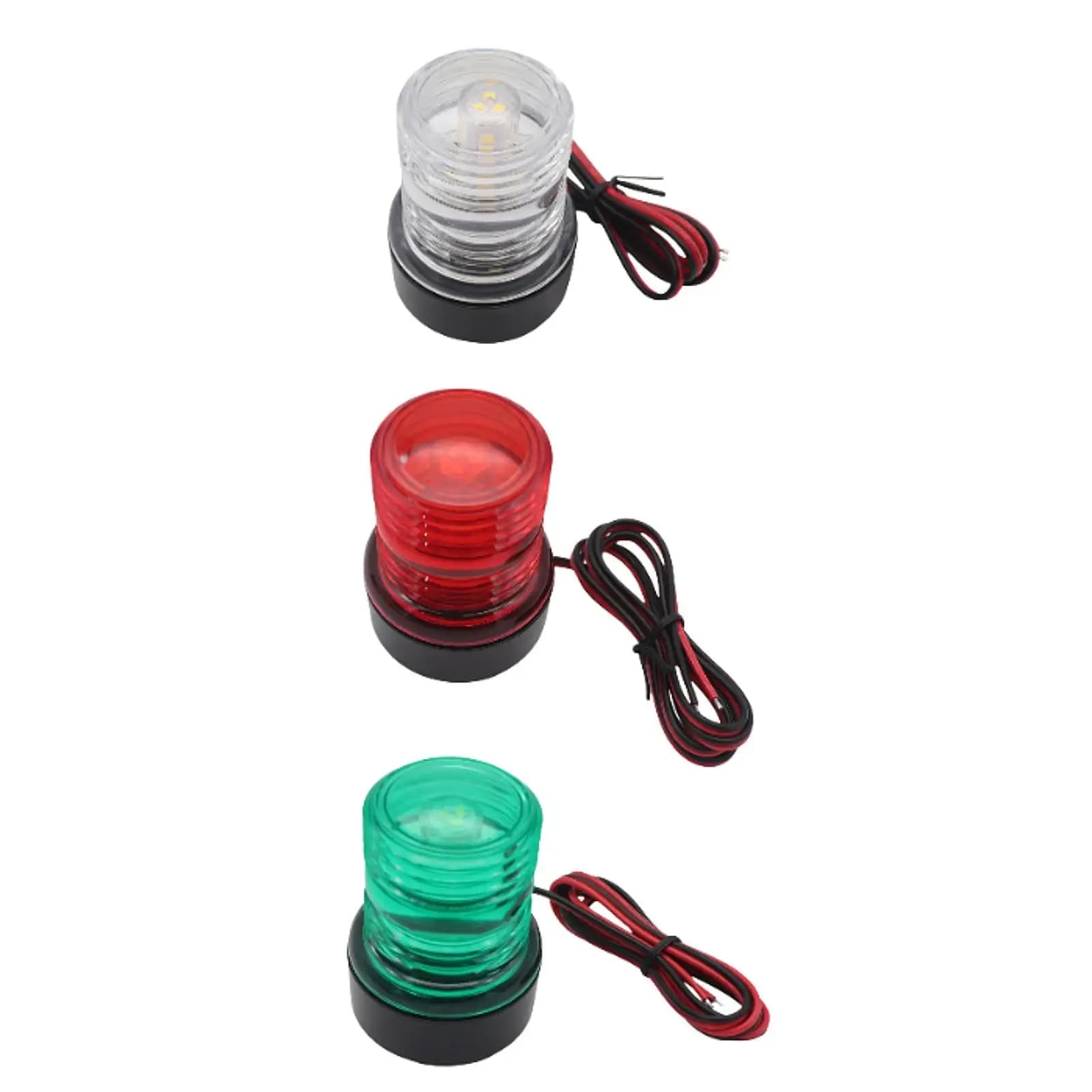 Luce di navigazione per poppa marina Lampada di ancoraggio a LED impermeabile Illuminazione di segnale per yacht pontone per visibilità in barca