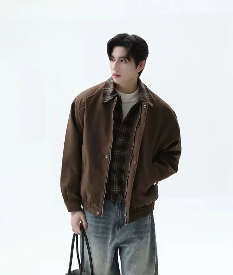 Giacca Invernale da Uomo Imbottita Asimmetrica con Cappuccio in Pelliccia Naturale, Stile Aviatore, per Montagna e Notte, in Nylon, Modello Irish Night