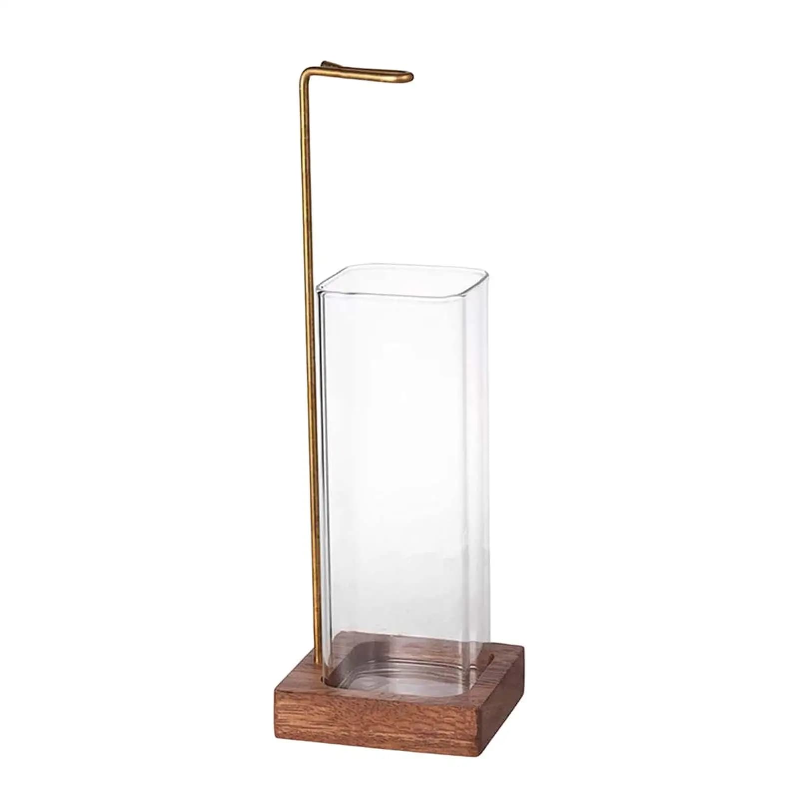 Incense Holder for Sticks with Glass Ashes Collector Ornament Backflow Incense