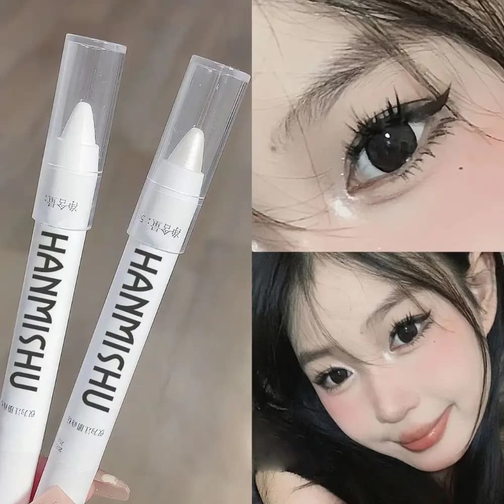 Diamond Silkworm Eyeshadow Liner Pencil Matte Face Makeup Eyeliner Pen Highlighter Long Lasting Diamond Silkworm Pencil