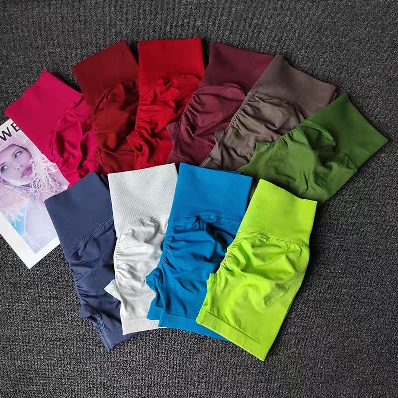 Women's high waist summer sports shorts, push-up yoga shorts, breathable, for fitness, running, gym and cycling