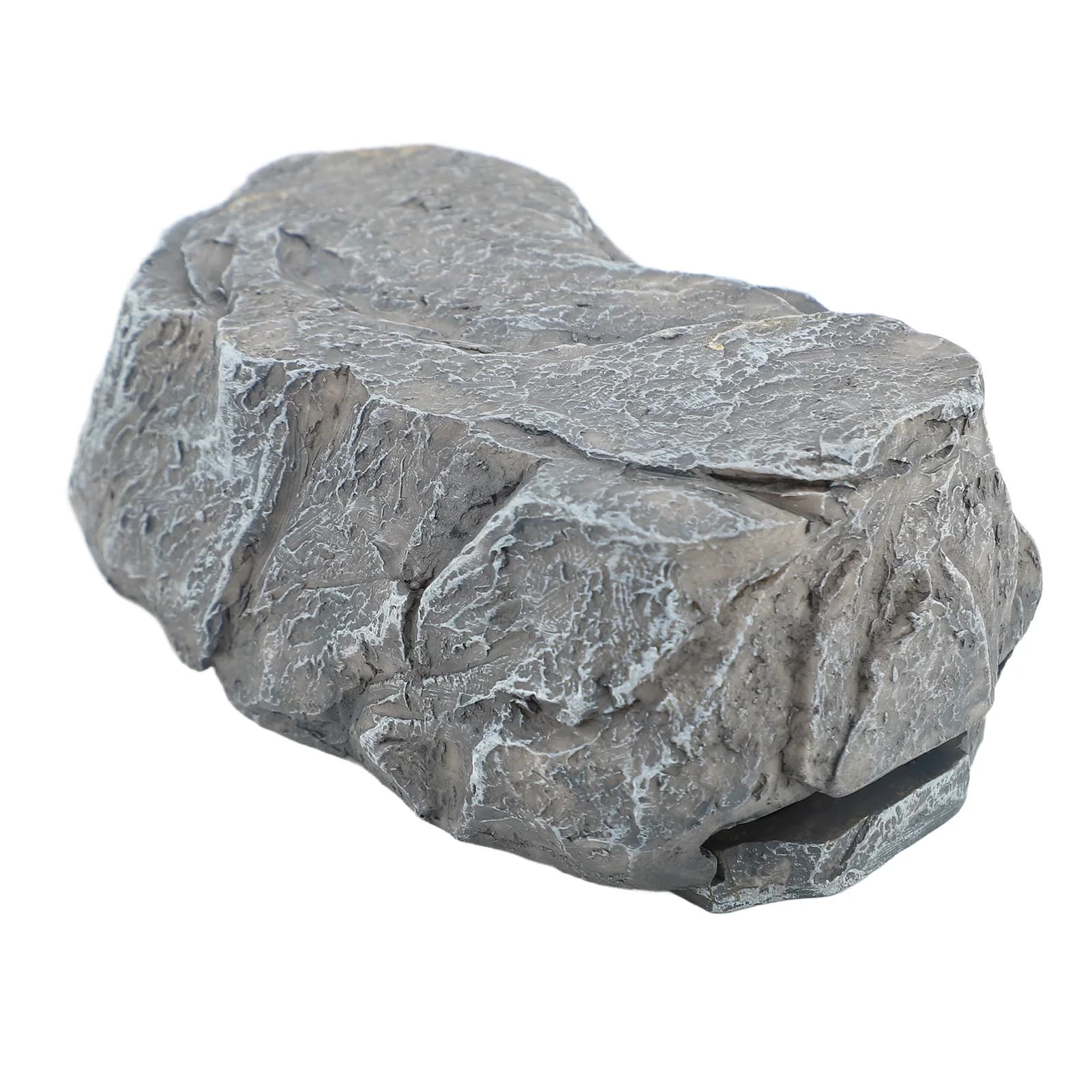 Decorative keychain box made of fake rock resin resistant to weathering, safe, for outdoor garden