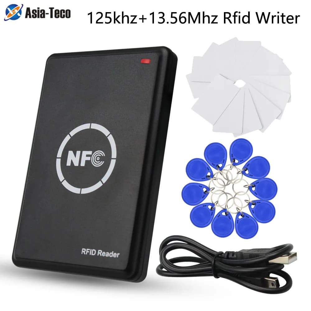 Nuova versione inglese NFC PM6 Smart Card Key 125KHZ RFID con funzione di decodifica completa NFC Copiatrice ID Reader Writer Duplicator
