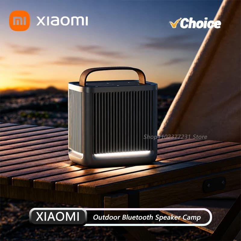 NEW Xiaomi Bluetooth Speaker Camp Portable Stereo Surround Wireless Speaker Outdoor Sound IP66 Waterproof App Smart Contro