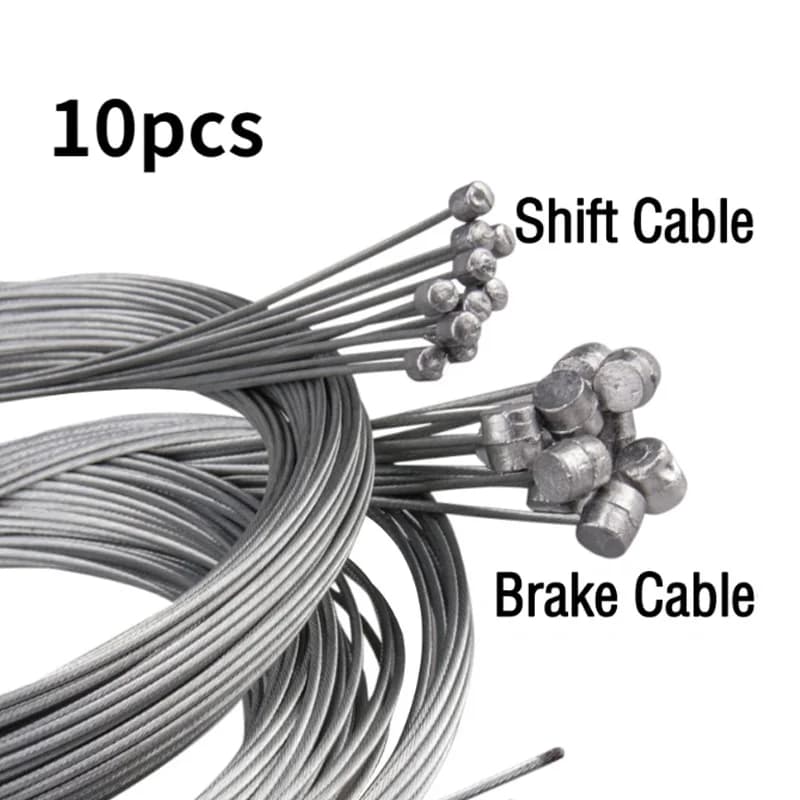 Cable Brakes 5/10 Pieces, Universal Brake Cable for Road Bikes and Mountain Bikes, Cable Bici Durable for MTB and Road Bikes
