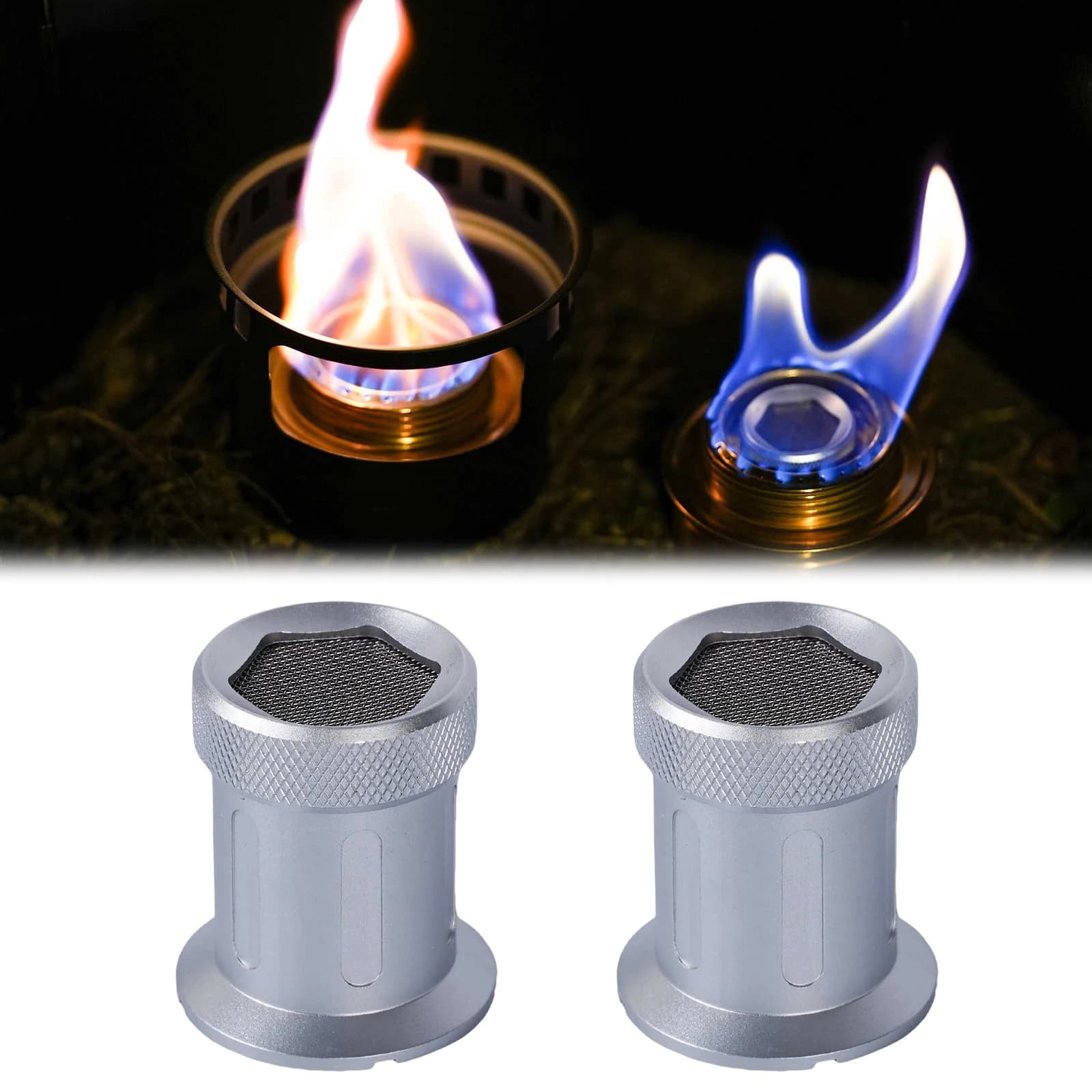 Alcohols Stove Rings Flexible Backpacking Tool Alcohols Stove Windbreak Rings for Outdoor Survival Camping Hiking Travel